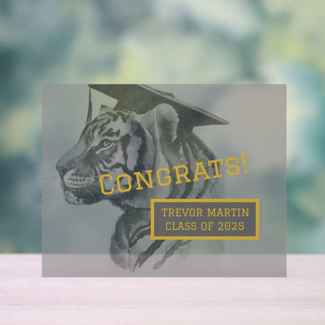 Señal Acrílica Partido de Graduación Rótulo Acrílico (Neutral )