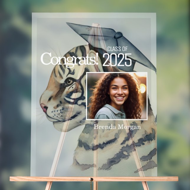 Señal Acrílica Partido Único de Graduación (Neutral )