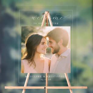 Señal Acrílica Pasado Romántico Elegante Foto