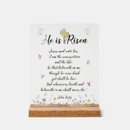 Señal Acrílica Pascua - Se levanta