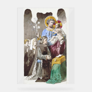 Señal Acrílica Patrón de San José de la Iglesia Universal