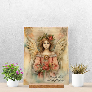 Señal Acrílica Personalizable de cualquier ocasión Ángel Vintage
