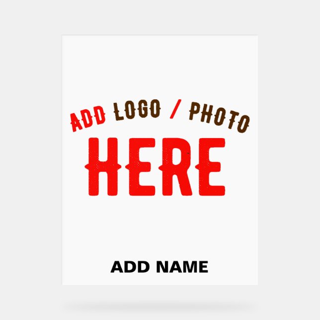 SEÑAL ACRÍLICA PERSONALIZABLE MODERNO ESTILO BLANCO VERIFICADO MA (Anverso)