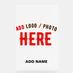 SEÑAL ACRÍLICA PERSONALIZABLE MODERNO ESTILO BLANCO VERIFICADO MA