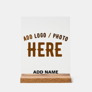 SEÑAL ACRÍLICA PERSONALIZABLE MODERNO ESTILO CLARO VERIFICADO MAR