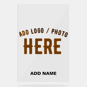 SEÑAL ACRÍLICA PERSONALIZABLE MODERNO ESTILO CLARO VERIFICADO MAR