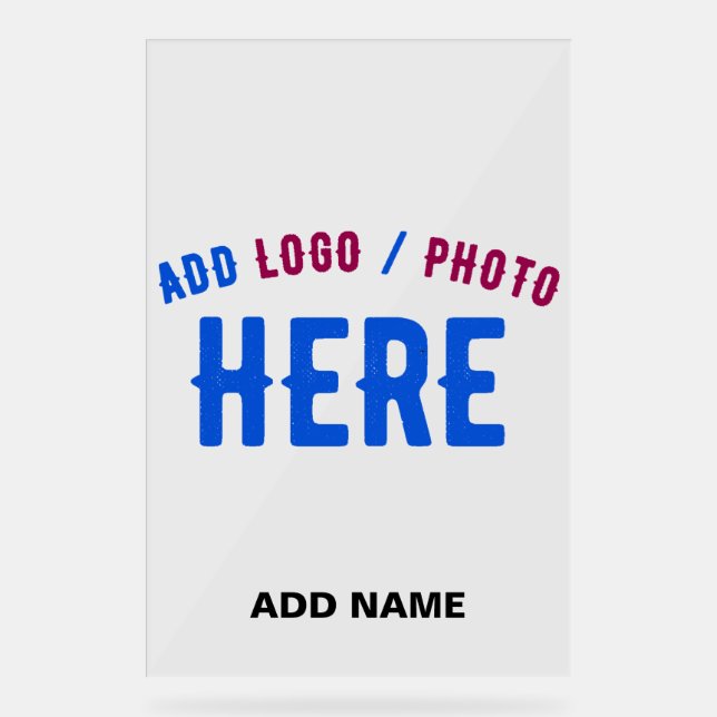 SEÑAL ACRÍLICA PERSONALIZABLE MODERNO ESTILO CLARO VERIFICADO MAR (Anverso)