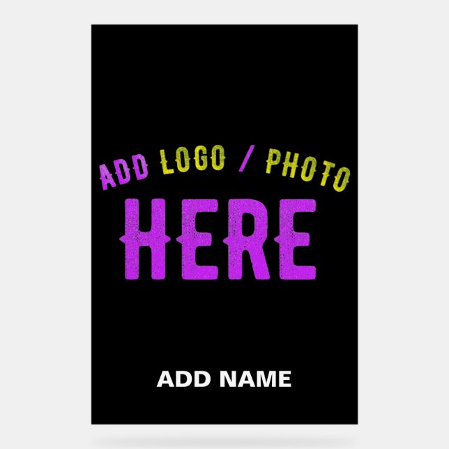 SEÑAL ACRÍLICA PERSONALIZABLE MODERNO ESTILO NEGRO VERIFICADO MAR (Anverso)