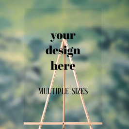 Señal Acrílica Personalización o Personalizar