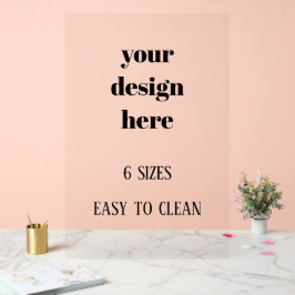 Señal Acrílica Personalización o Personalizar