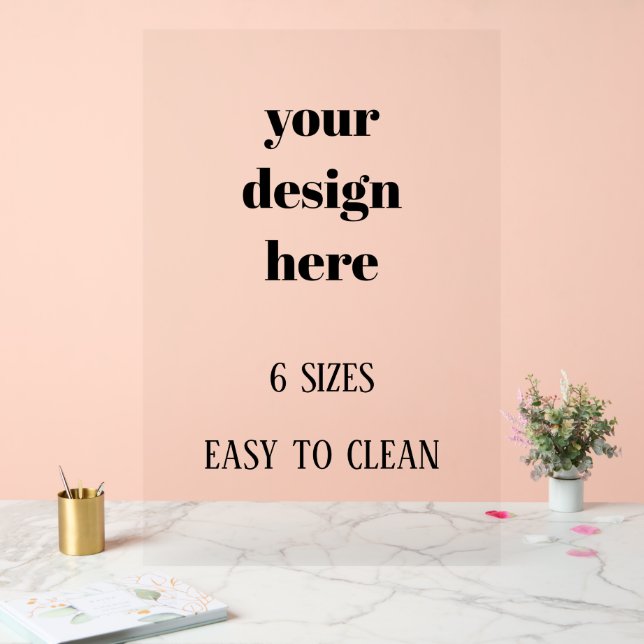 Señal Acrílica Personalización o Personalizar (Boda)