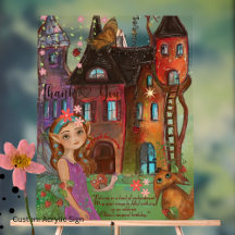 Personalizado de cumpleaños 1.ᵉʳ Fairy Forestal En