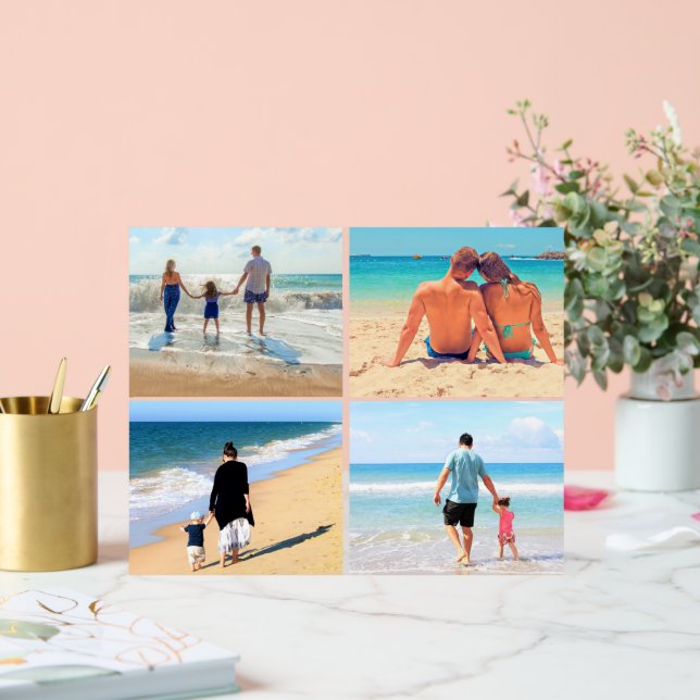 Señal Acrílica Personalizado Su Collage de fotos Rótulo Acrílico (Boda)