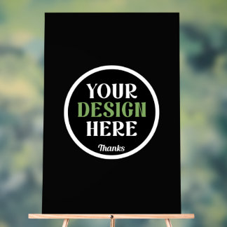 Señal Acrílica personalizado, único, elegante y minimalista hersh