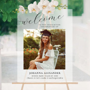 Señal Acrílica Personalizar la graduación de fotografías   Bienve