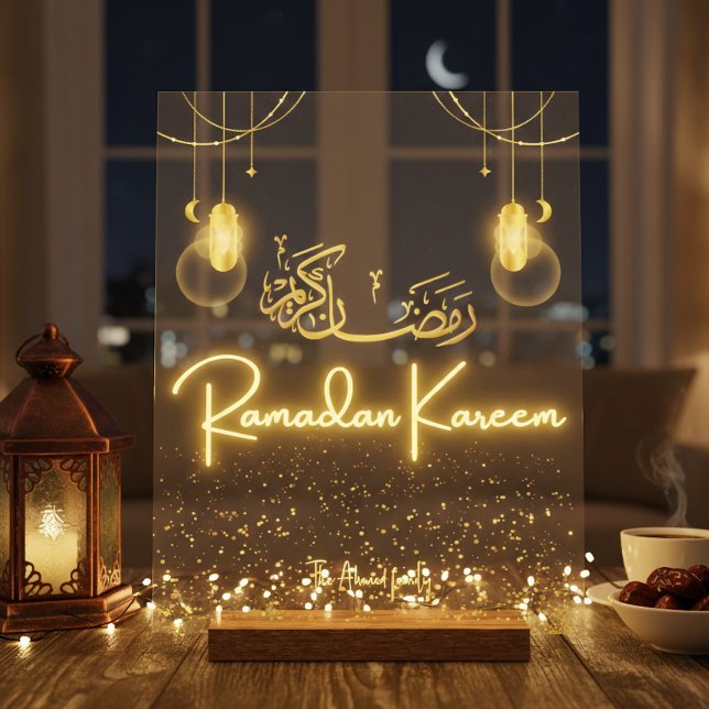 Señal Acrílica Personalized Ramadan Kareem Acrylic Home Decor Sig (Subido por el creador)
