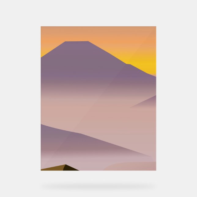 Señal Acrílica Pintura abstracta (Anverso)