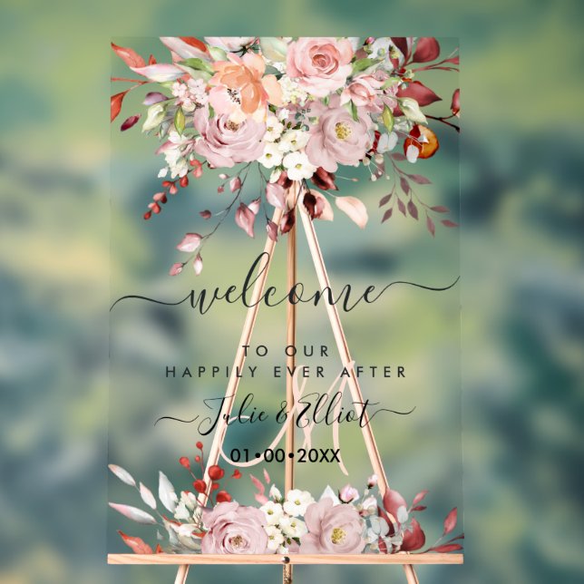 Señal Acrílica PixDezines Elegant Rust Naranja Gum Eucalyptus (Neutral )