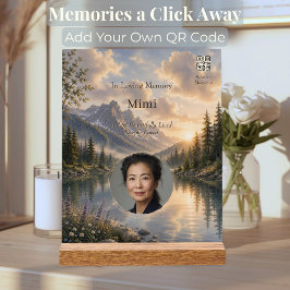 Señal Acrílica Placa conmemorativa personalizada de montaña con c