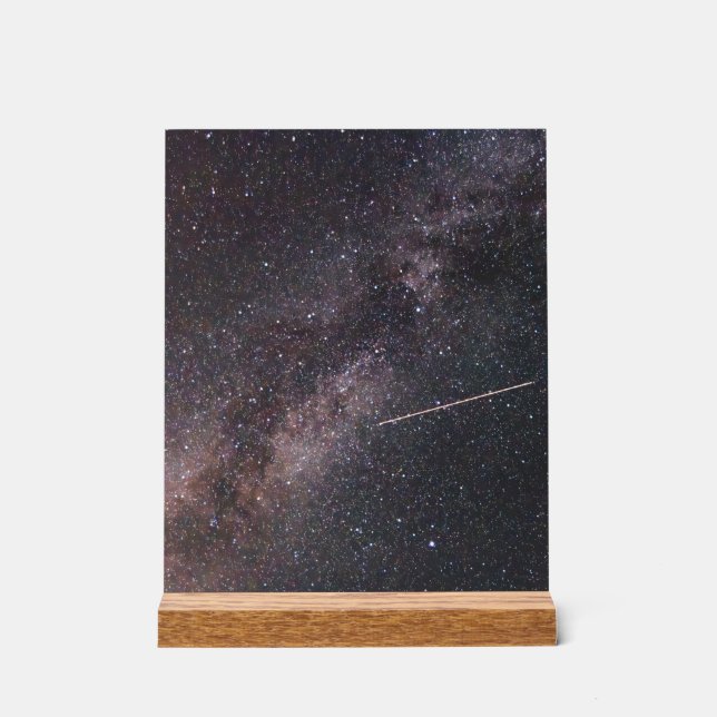 Señal Acrílica Plane crossing the Milky Way (2024) (Anverso)