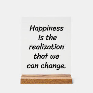 Señal Acrílica Podemos cambiar el Rótulo acrílico