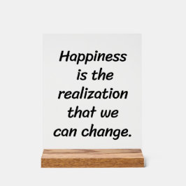 Señal Acrílica Podemos Cambiar Letrero Acrílico