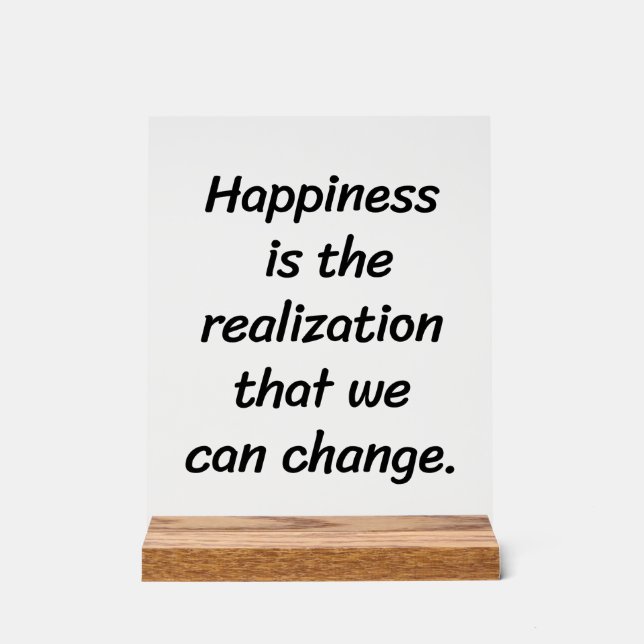 Señal Acrílica Podemos Cambiar Letrero Acrílico (Anverso)