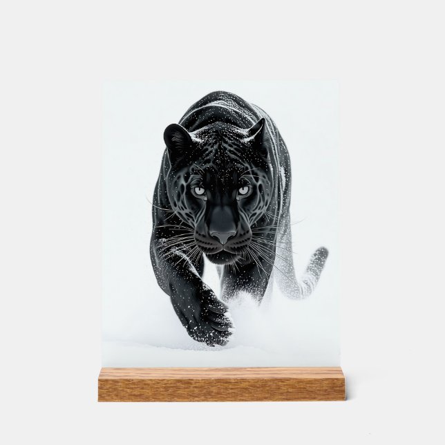 Señal Acrílica Poder Primal 002 – pantera negra (Anverso)