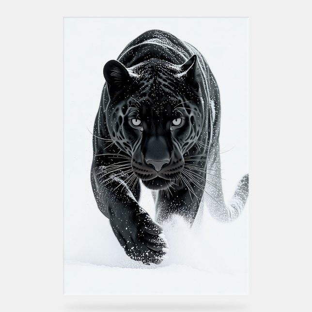 Señal Acrílica Poder Primal 002 – pantera negra (Anverso)