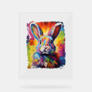 Señal Acrílica Pop Art Bunny Rabbit
