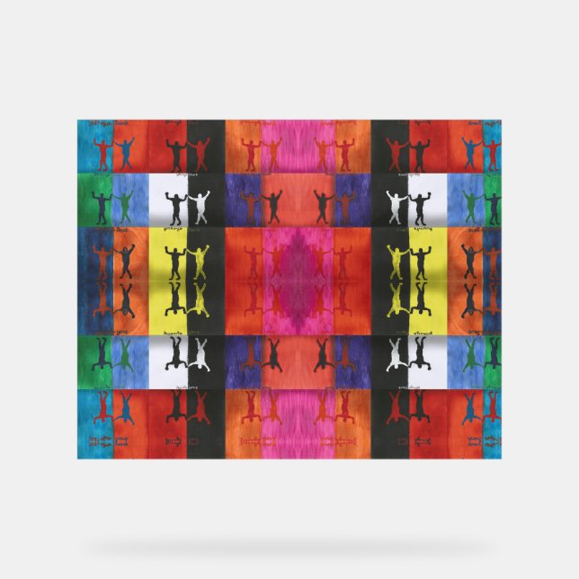 Señal Acrílica Pop art no.1 by Yeshaya Dank - unity & harmony (Anverso)