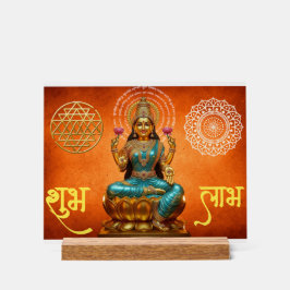 Señal Acrílica Poster tradicional de Laxmi Mata