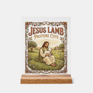 Señal Acrílica Prado de Cordero Jesús Lindo Prado de Cordero Jesú
