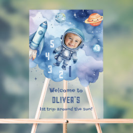 Señal Acrílica Primera excursión alrededor del Sol Espacio Ultrat