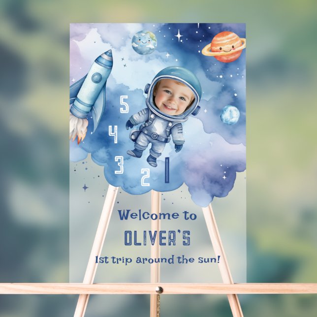 Señal Acrílica Primera excursión alrededor del Sol Espacio Ultrat (Neutral )