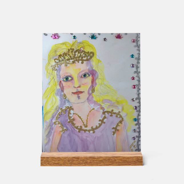Señal Acrílica Princesa del Corazón (Anverso)