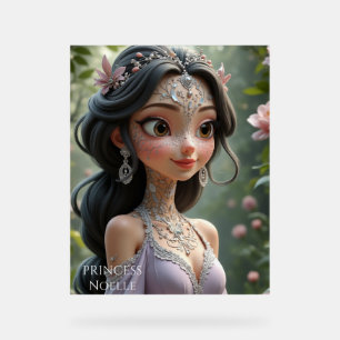 Señal Acrílica Princesa Noelle: Gracia Encantada
