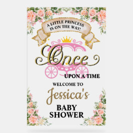 Señal Acrílica Princess Carriage Once Upon A Time Chica Baby