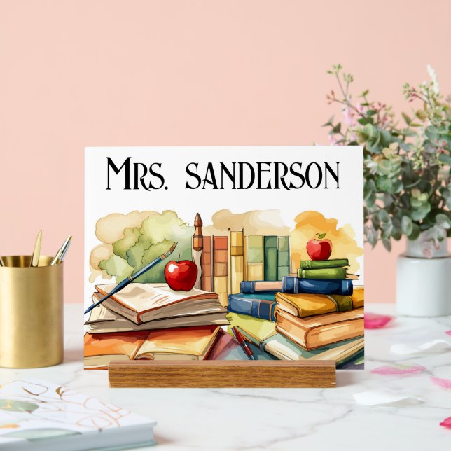 Señal Acrílica Profesor favorito personalizado (Boda)