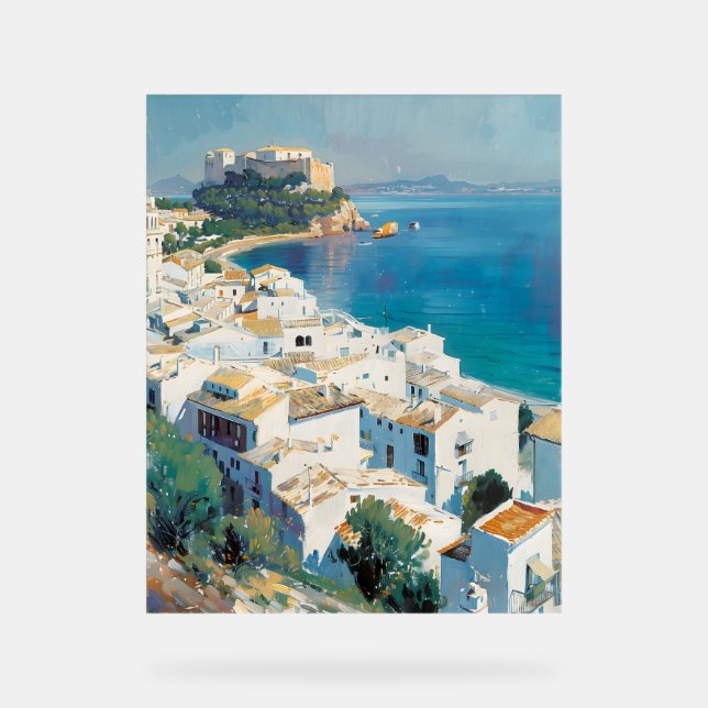 Señal Acrílica Pueblo costero español (Anverso)