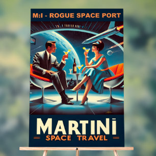 Señal Acrílica Puerto espacial Martini Space Travel: Poster Rogue