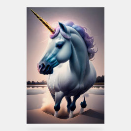 Señal Acrílica Pulso de Ilusión Uniforme - Unicornio