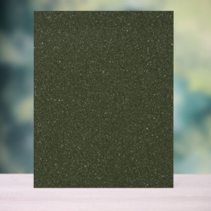 Señal Acrílica Purpurina personalizable Moss Rótulo acrílico verd