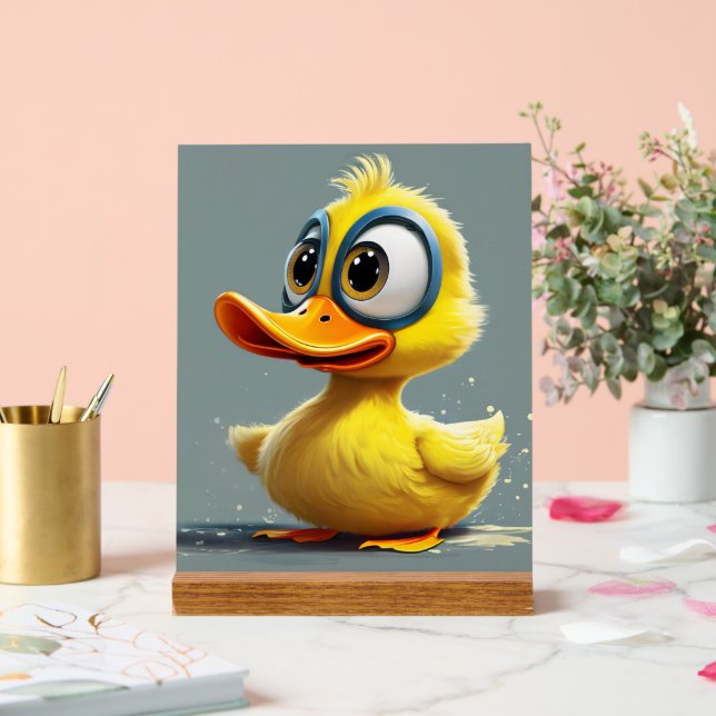 Señal Acrílica ¡Qué pato! (Boda)