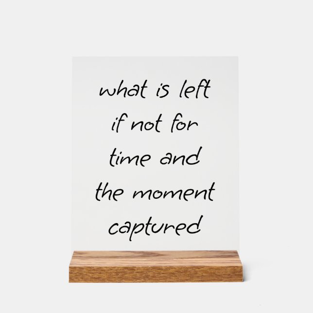 Señal Acrílica Qué queda del Rótulo acrílico (Anverso)