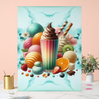 Señal Acrílica Rainbow Treat