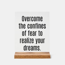 Realiza tus sueños Rótulo acrílico