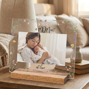Señal Acrílica Regalo Acrílico de Foto del Primer Día de la Madre