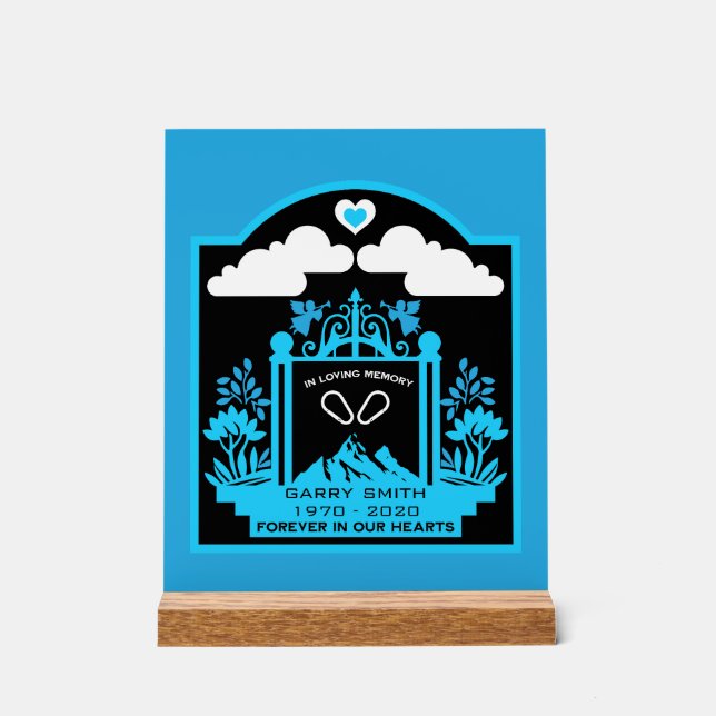 Señal Acrílica Regalo conmemorativo del alpinista (Anverso)