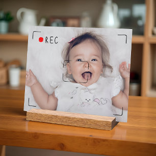 Señal Acrílica Registro Divertido Punto Rojo Foto Personalizada